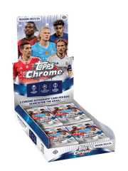 2023-24 Topps CHROME UEFA Club Competitions Soccer Hobby Box